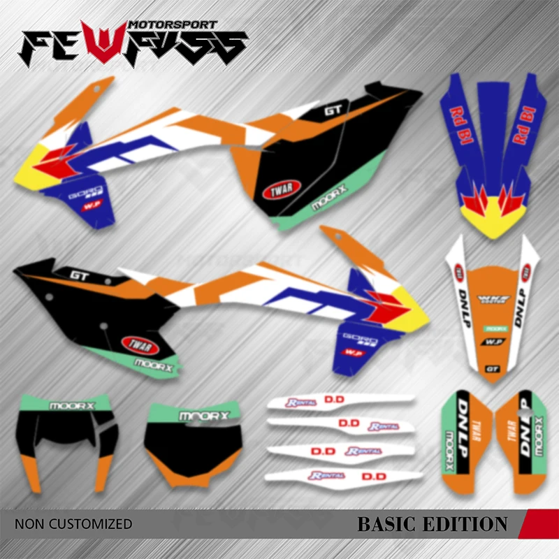 

Fewfuss для KTM 125 250 350 450 500 SX SXF XC XCF 2016 2017 2018 EXC EXCF XCW 2017 2018 2019 графические наклейки наклейки