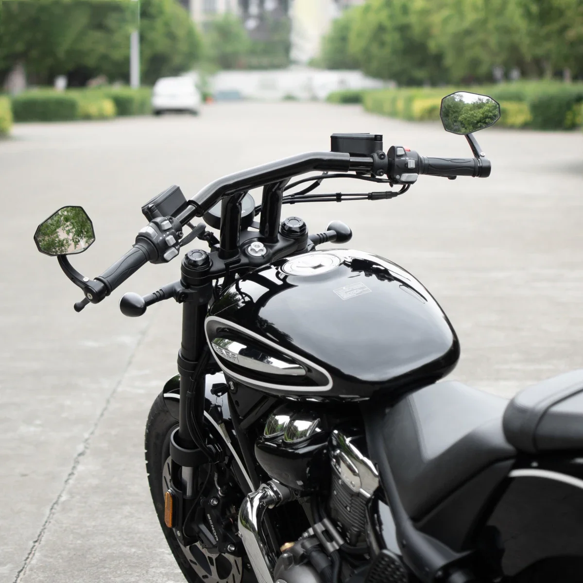 BENDA Chinchilla 350 Iron Motorcycle Handlebar Parts Accessories for Motorbike Controls Enhances Vehicle Modification