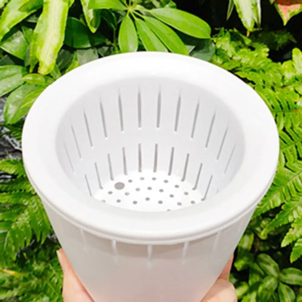 Plastic Self-priming Lazy Flowerpot Plant Growth Container Hydroponic Flower Pot Breathable Succulent Plant Pots for Garden