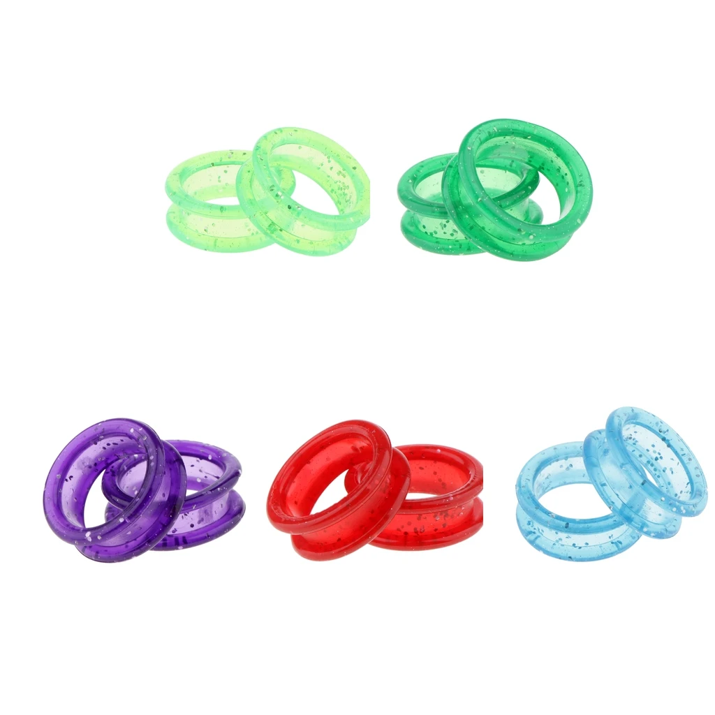 10ชิ้น/แพ็คผม Salon กรรไกรกรรไกรแหวน Grips Inserts สำหรับช่างตัดผม Salon