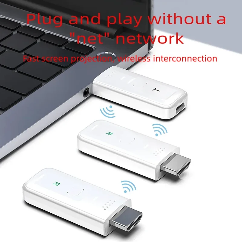 5G Wireless HDMI Video Transmitter And Receiver Kit Home Audio Video TV Stick  Full HD Mini Projector Extender Display Dongle