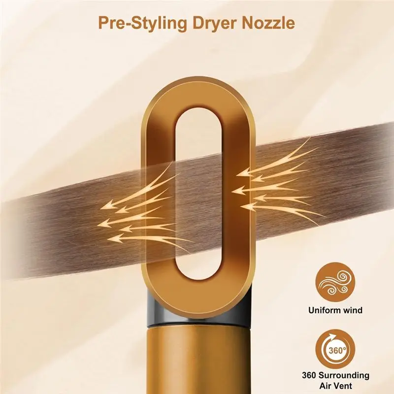 Hot-For Dyson Airwrap Styler HS01 HS05 HS08 Compatible Pre-Styling Dryer& Airflow Attachment For Hair Styling For Smooth Curling