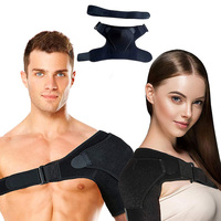 Adjustable Shoulder Brace Support Compression Sleeve Torn Rotator Cuff AC Joint Pain Relief Tendonitis Dislocation Sprain Strap