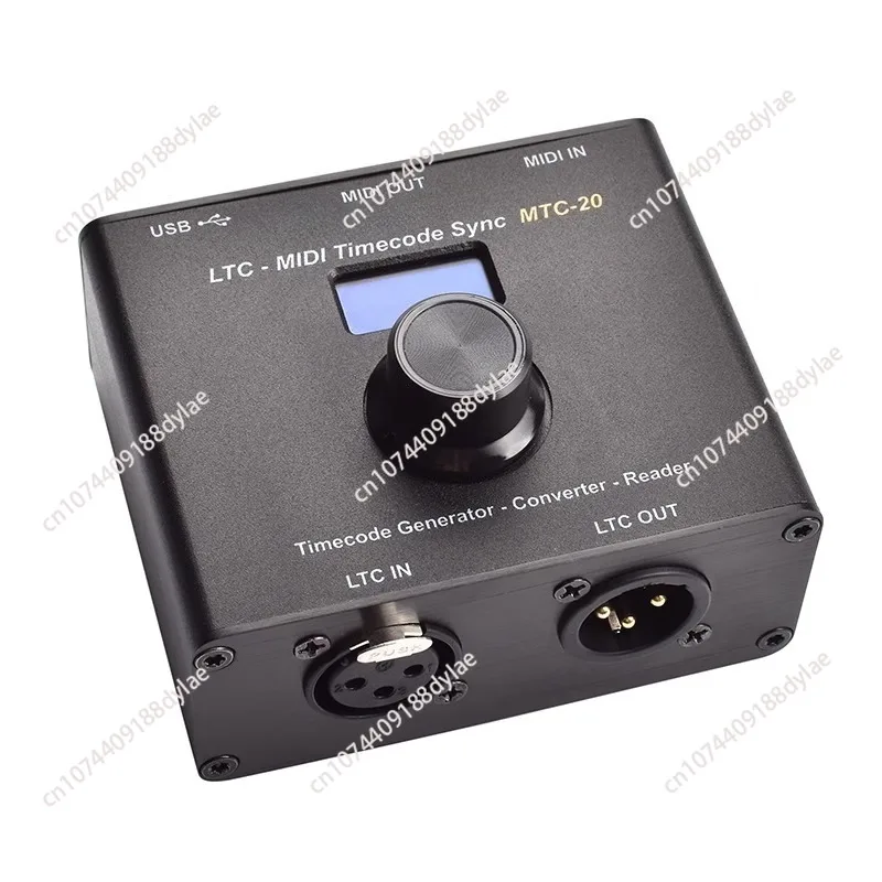 SMPTE LTC إلى MIDI MTC USB MIDI Audio Timecode Light Show MTC-20