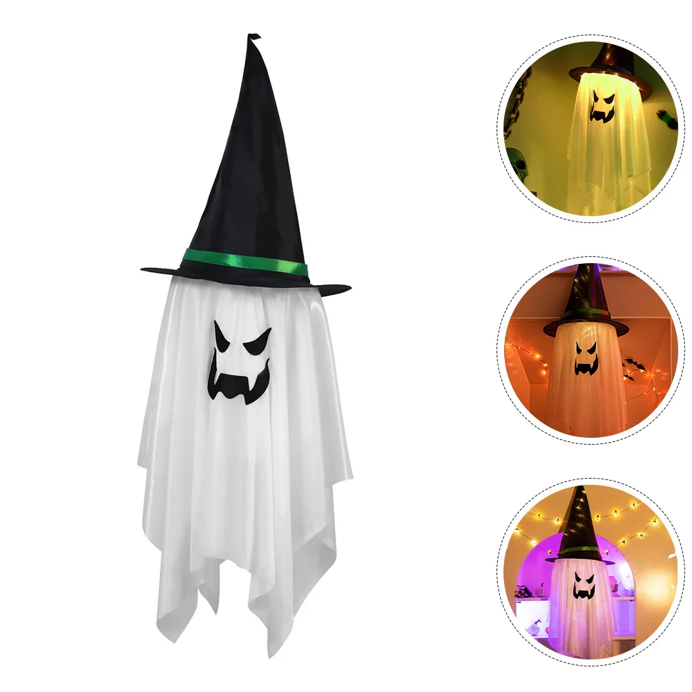 

halloween glowing witch hat.halloween decor witch hat hanging decor halloween outdoor decor decorative halloween pendant