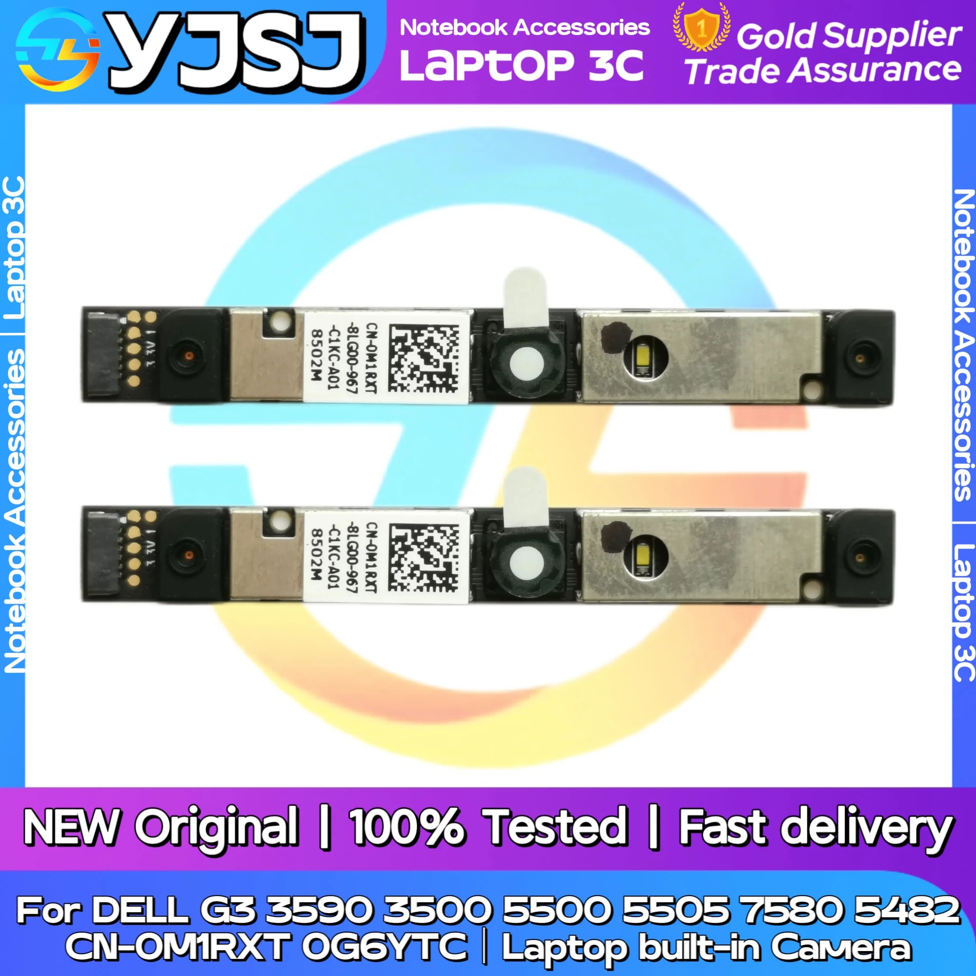 

New Original Laptop Notebook Camera For DELL G3 3590 3500 5500 5505 7580 5482 Front Camera CN-0M1RXT Video Head Module