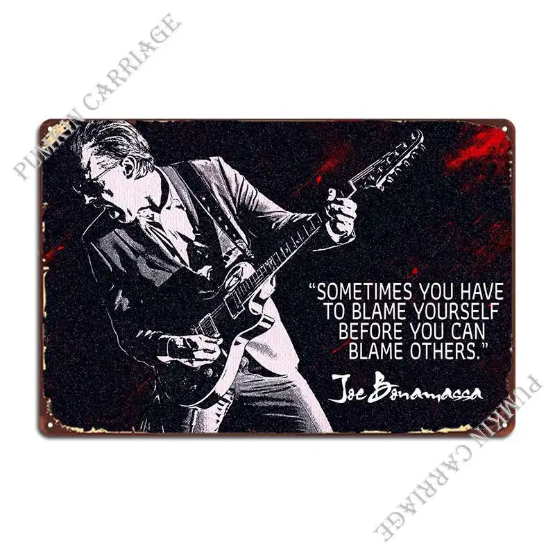 Joe Bonamassa Metal Plaque Poster Create Party Plates Club Bar Cinema Tin Sign Poster