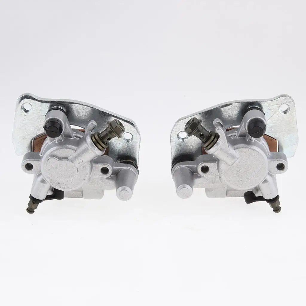 Front Brake Caliper Set Iron Performance Disc Brake Replacement for Suzuki KING QUAD 700 750 ATV Parts