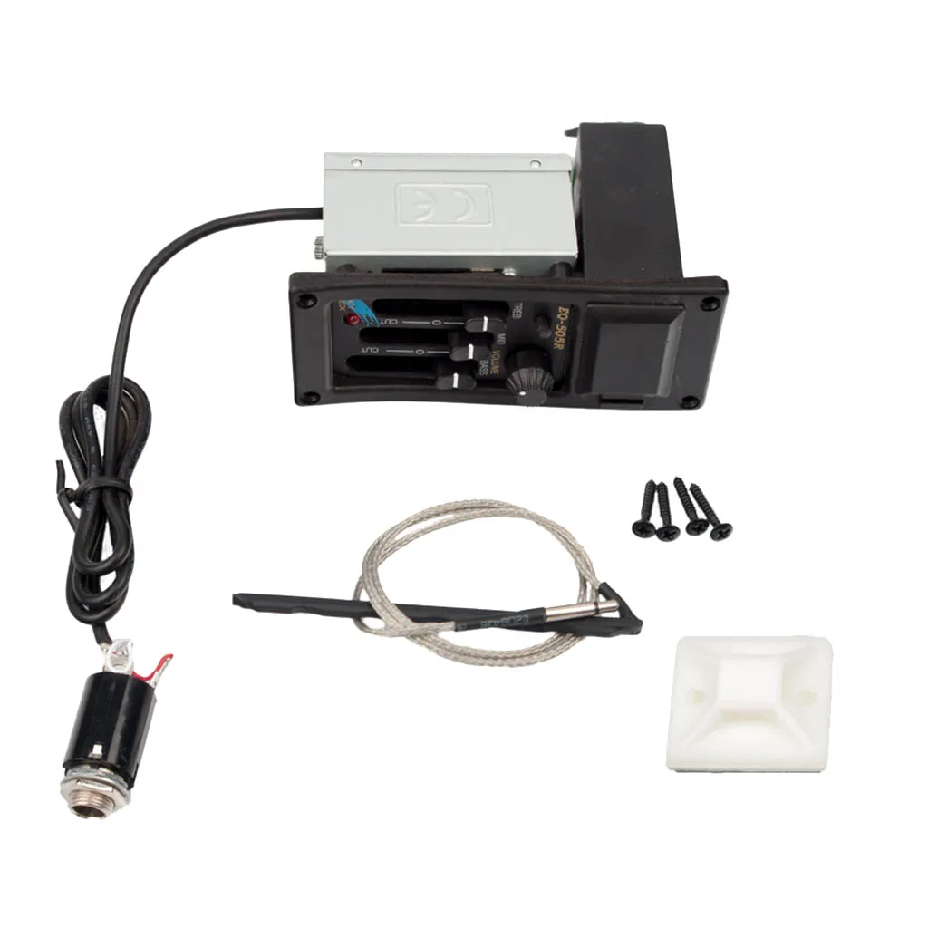 3 الفرقة الصوتية الغيتار Preamp EQ مكبر للصوت لأداء الغيتار