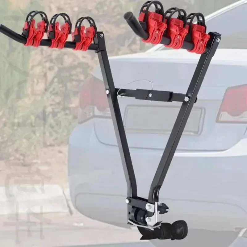 

Convenient Steady Bike Carrier Camping Portable Vehicle Behind Mountain Bikes Carrier Useful Folding Cycling Outdoor Tools