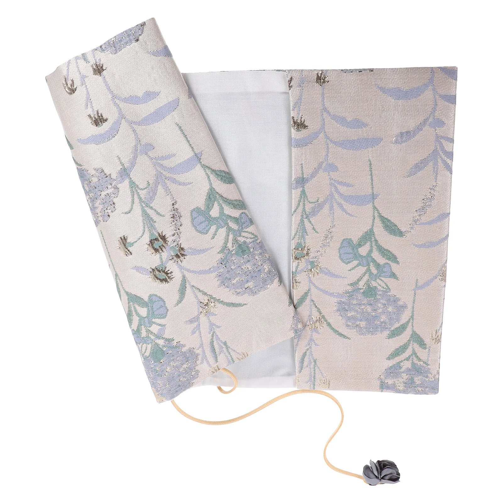 Funda protectora de tela para cuadernos, chaqueta de libro ajustable