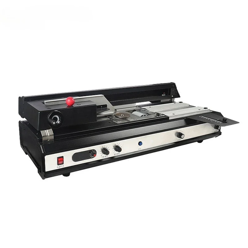 A4 semi-automatic gluing machine, desktop gluing with milling cutter