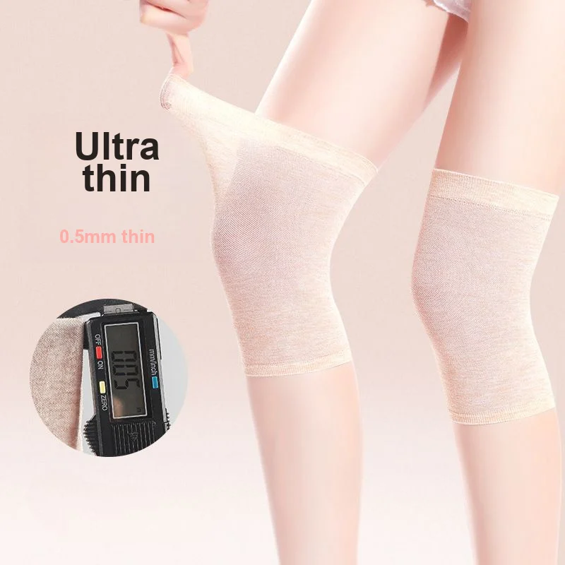 Ultra Thin Color Cotton Knee Protector Sleeves for Men and Women Suitable for Spring Summer Air Conditioned Rooms