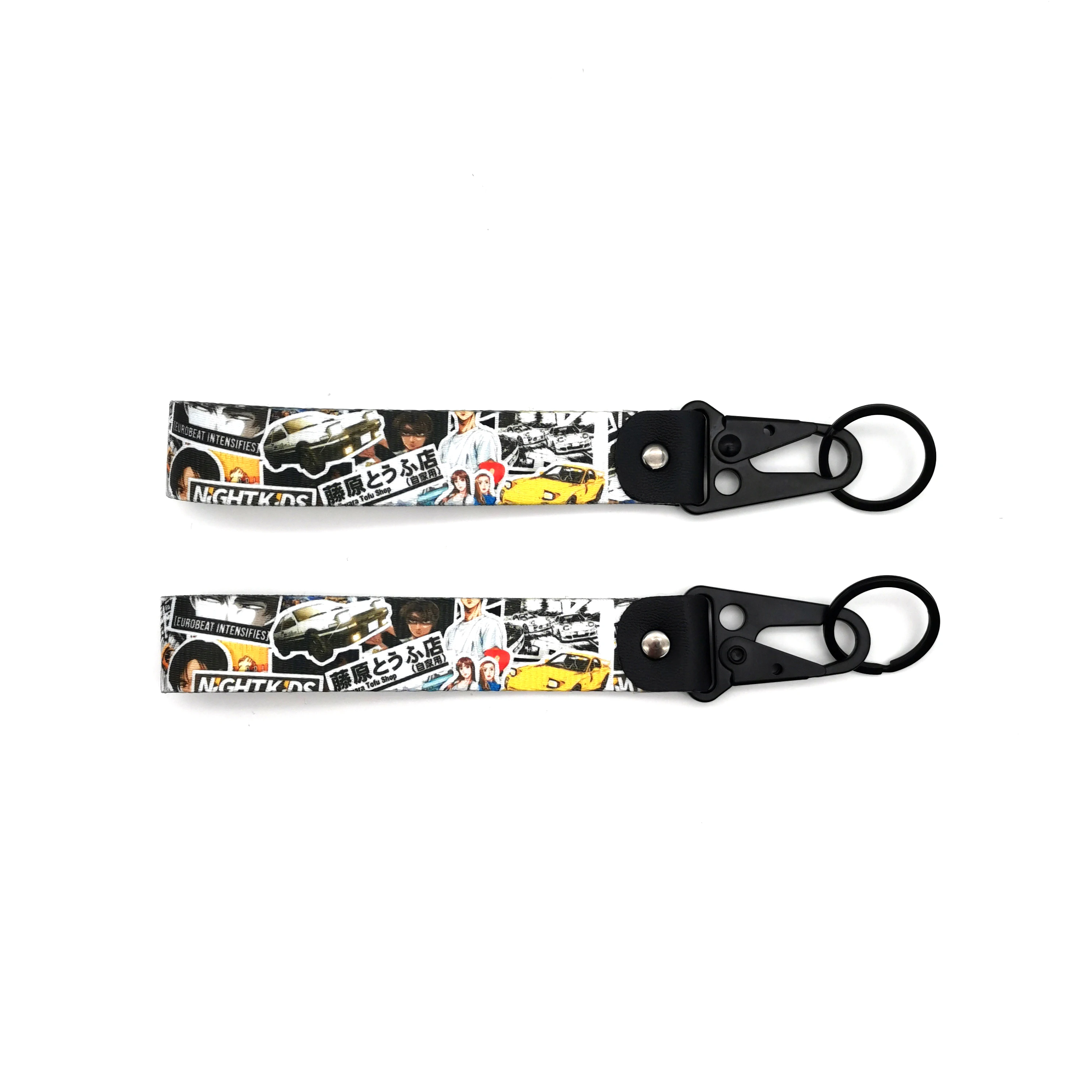 JDM Auto-Schlüsselanhänger Initial D Schlüsselband Nylon-Schlüsselband Fujiwara Tofu Schlüsselringe Auto Motorrad Die große Welle von Kanagawa Schlüsselanhänger – Detail 10