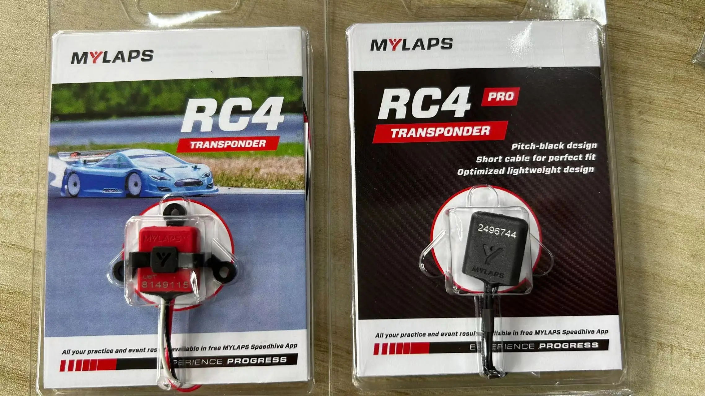 MyLaps RC4 Pro Transponder (3-wire) for R/C Cars (AMBrc, AMB rc) - NEW