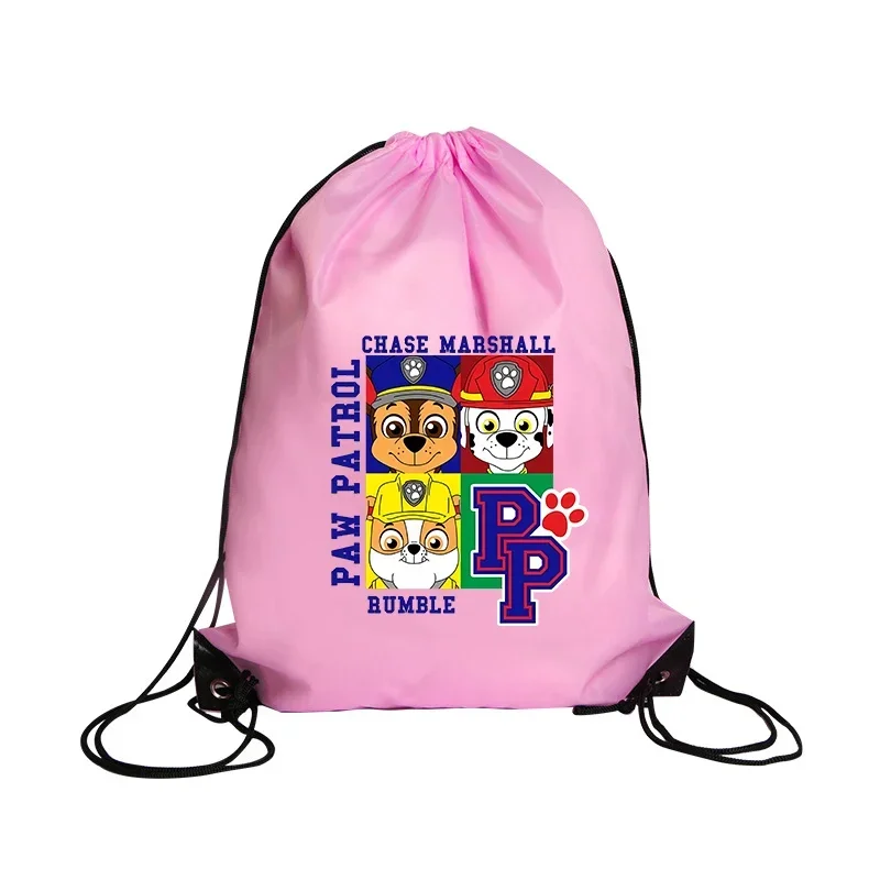 Paw Patrol 농구 Drawstring 포켓 방수 체육관 가방 접이식 배낭 상점 포켓 하이킹 캠핑 수영 어린이 스포츠