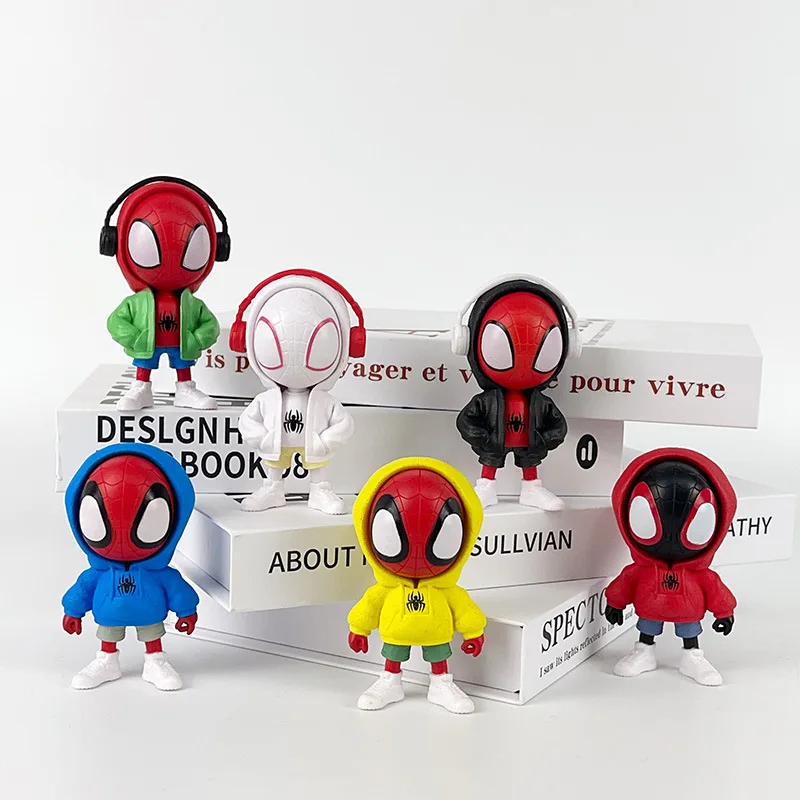 

6pcs/set Spider-Man Figure Spiderman Action Figure Anime Spider Man Action Figures Movie Model Toys for Kids Gift Kid Model Toy