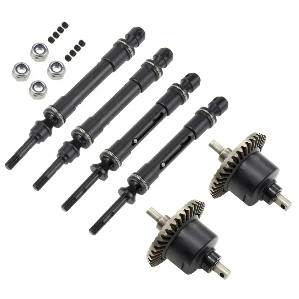 Gear Differential Assembly Drive Shaft Metal Upgrade For Trx Slash 4x4 Short-duty Off-road Vehicle Huanqi