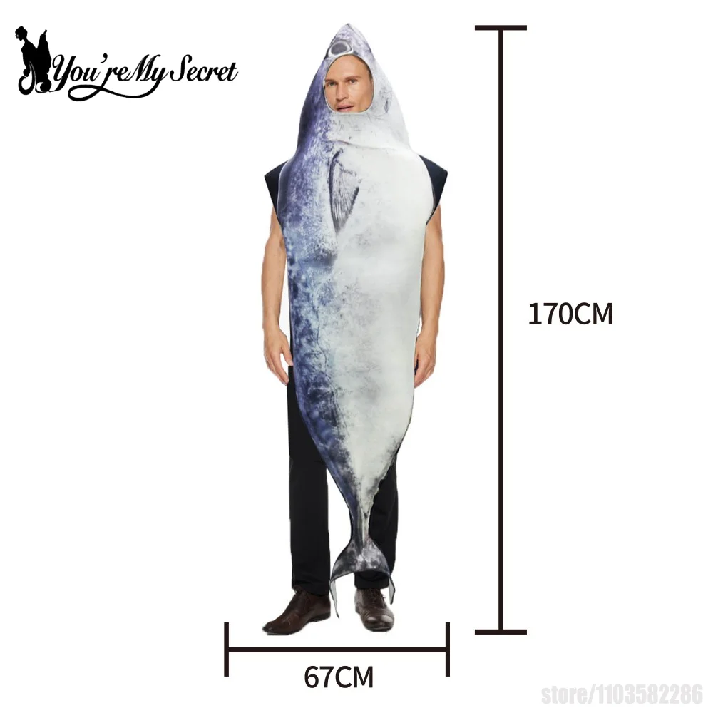 [Du bist mein Geheimnis] Krabbe Cosplay Kostüm Lustiges Hai-Outfit Karneval Fisch verkleiden Orange Clownfisch tragen Purim Partykleidung