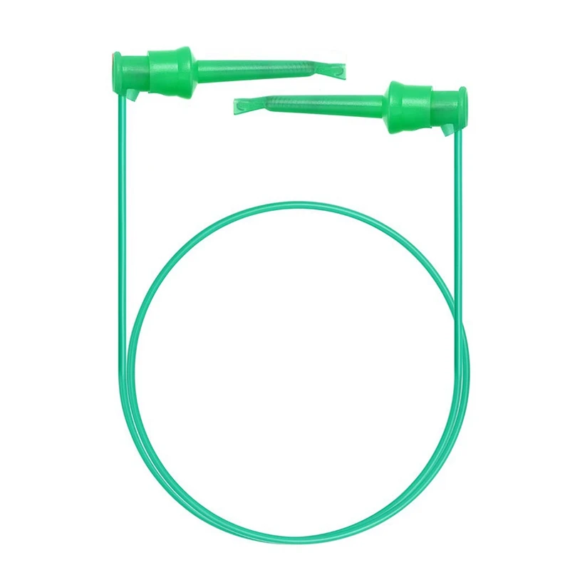 10Pcs Multimeter Electrical Test Dual Lead Test Hook Clips -5 Colors Silicone To Flexible