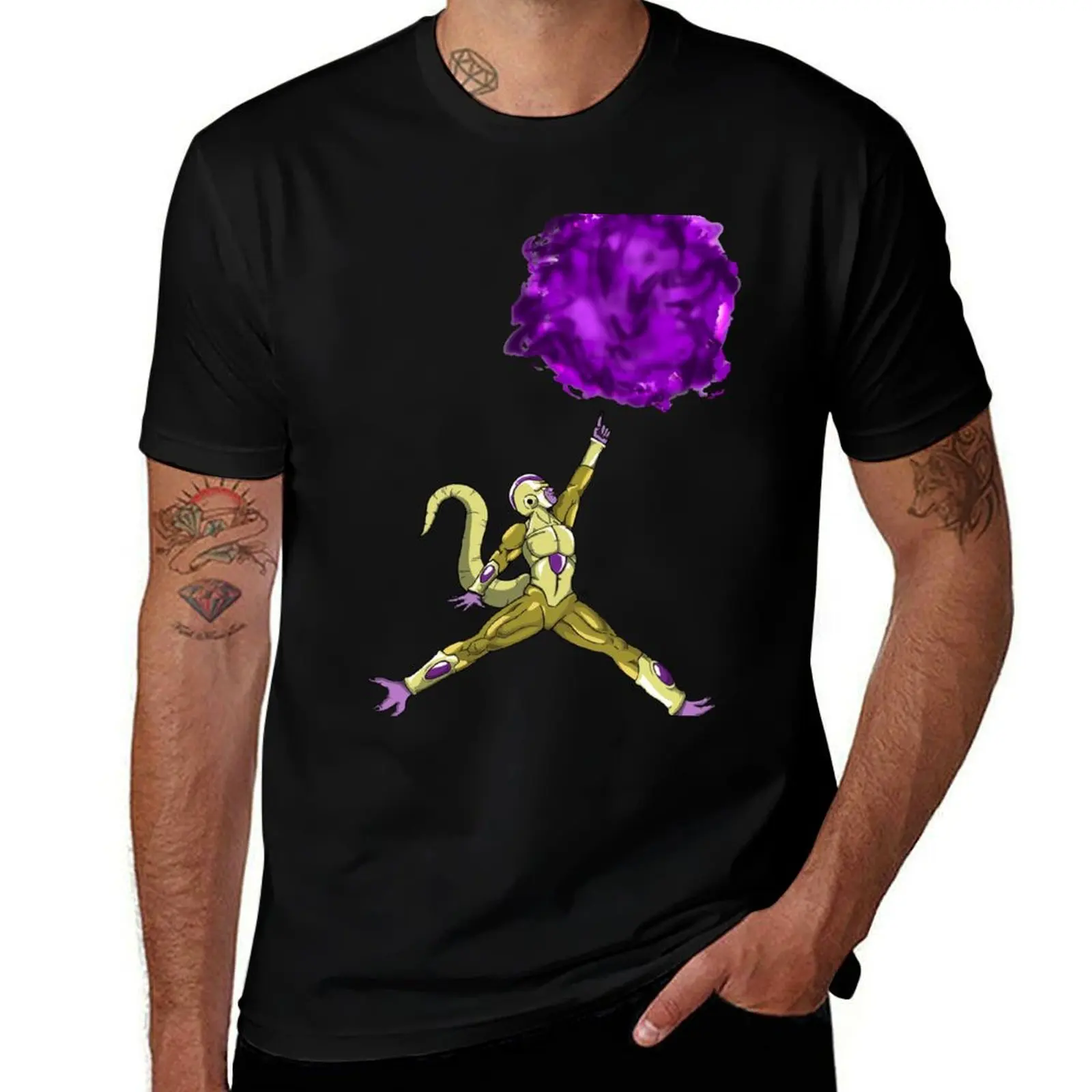 

Футболка Jump Man Frieza, баскетбольные футболки с рисунком, быстросохнущие летние топы, быстросохнущая хлопковая футболка для мужчин