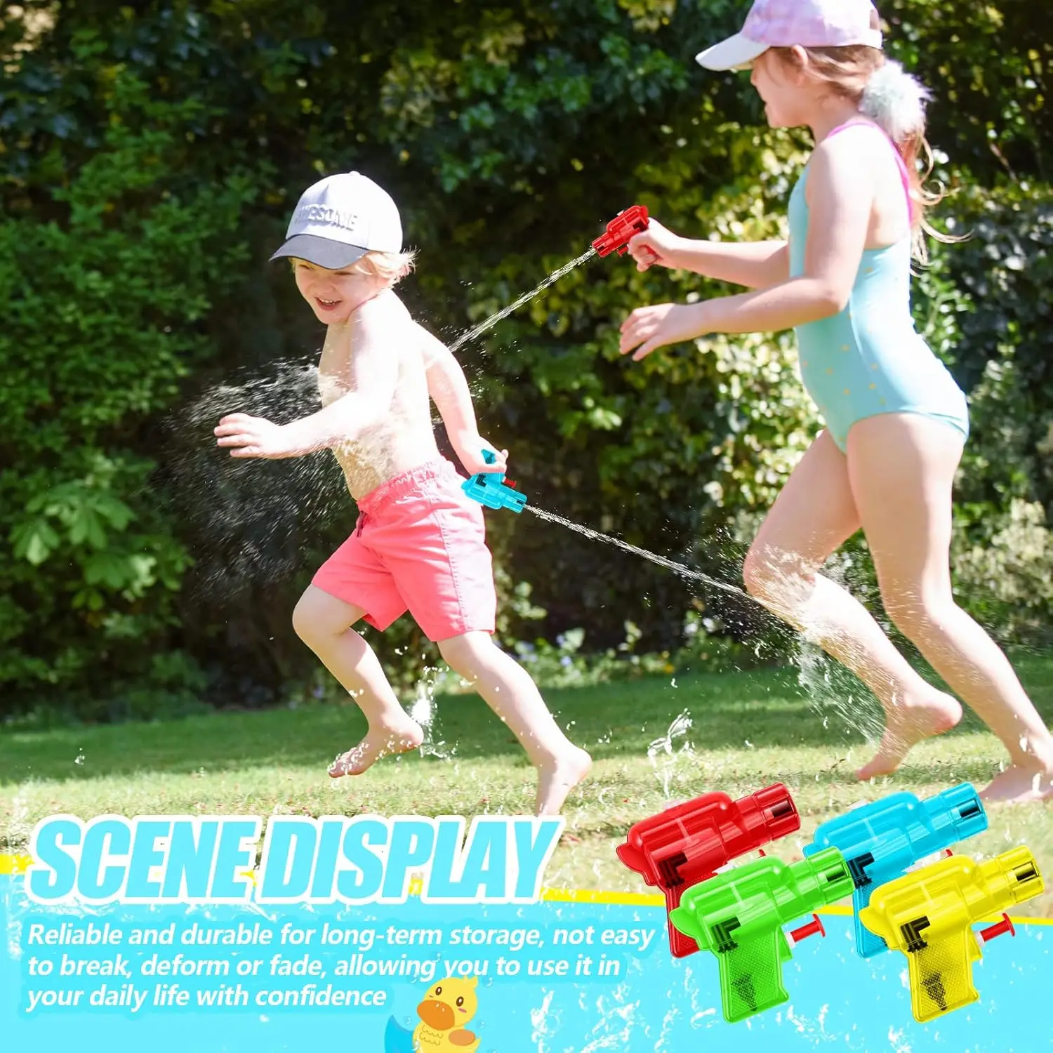 50-200 Pack Mini pistolet à eau pour garçons et filles pistolets à eau colorés petit pistolet jouet pistolet en plastique pour parc aquatique de plage