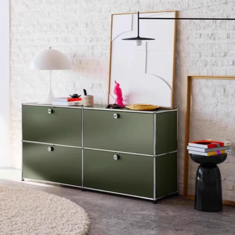 

Modern Simplicity USM Olive Green Stainless Steel Locker Lockers Storage Locker Dresser Living Room Cabinets Kitchen Cabinet