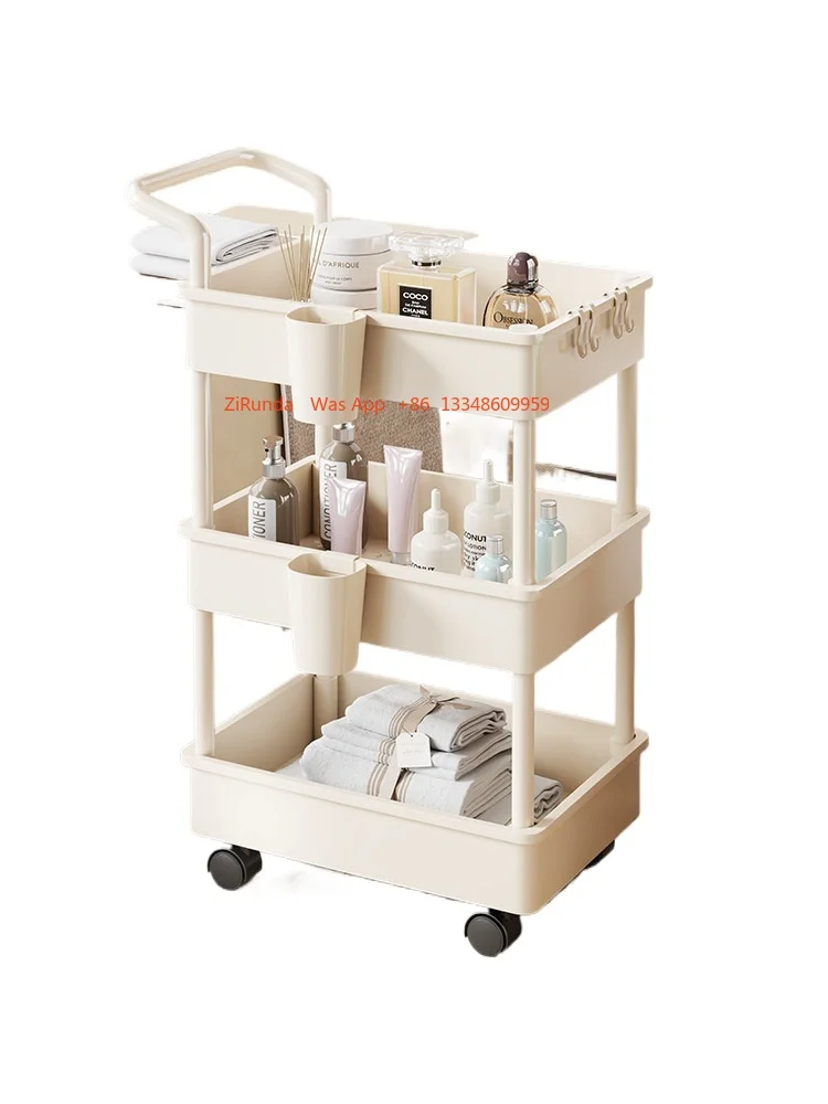 Advanced Medical Special Car Push Rack Plastic Care Instrument Storage Rack Tool Cart