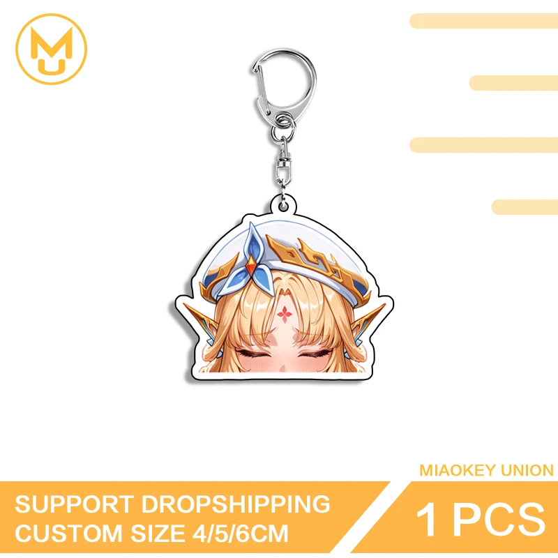 Genshin Impact Nicole Reeyn Peeker Character Peripherals Pendant Key Chains Advance Guard Lightweight Backpack DIY Decoration