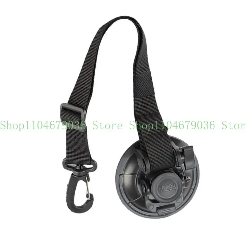 

652F Universal Door Suction Cup Strap Door Retainer Strap Holder Adjustable Fastener Motorhome Door Fastening Belt