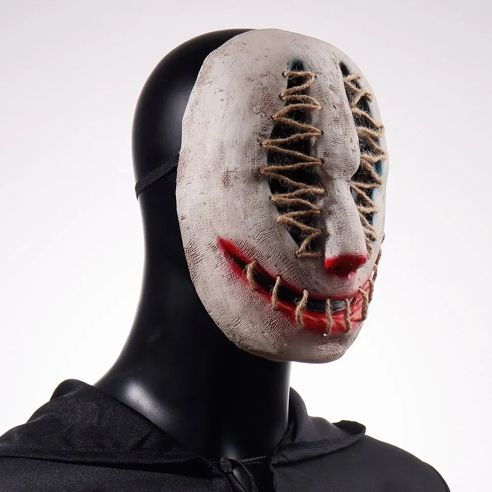 

2025 Хэллоуин Masque de CrWorld de Joker pour Halloween, Accessoire de Cosplay Effrayant, Tueur de Démons, Corde en Sisal, Clown