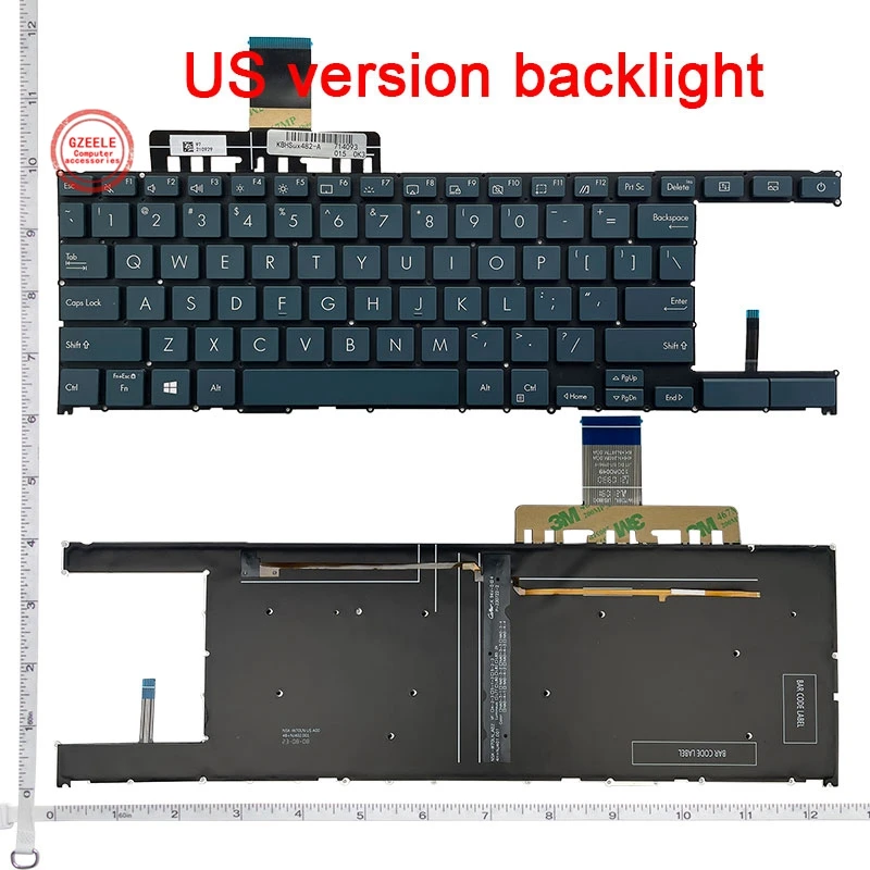 

NEW US Keyboard For Asus Zenbook duo X2 Duo UX481 UX482/F/FL EA UX4100E/EA UX482EA UX4000 UX8402ZE Laptop Backlit