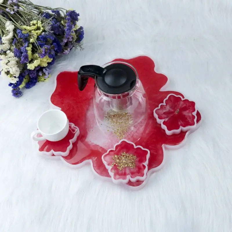 Kristal Epoxyhars Mold Flower Casting Mold Handgemaakte DIY Crafts Tool