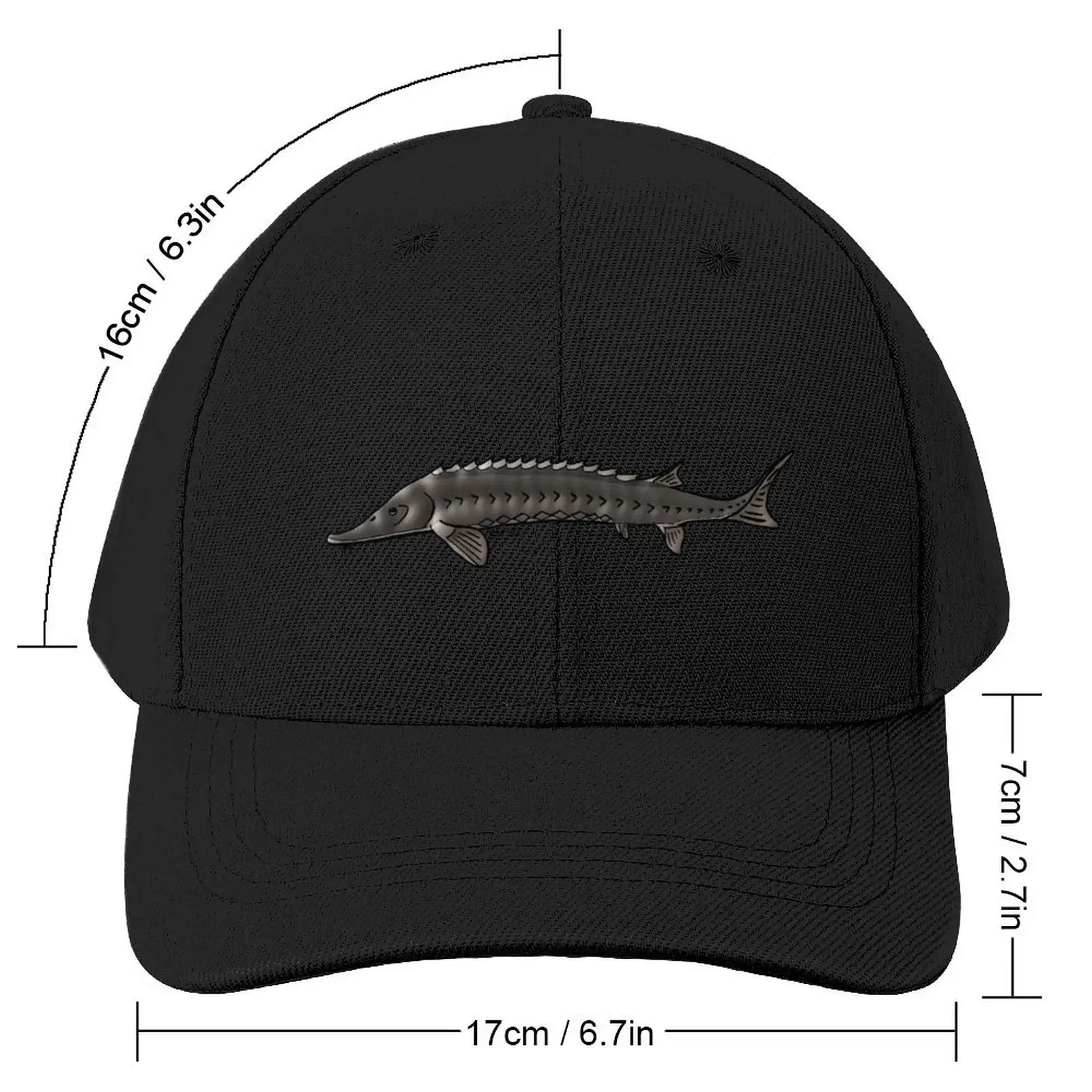 Sturgeon Baseball Cap Beach Bag Golf Hat Man funny hat Women's Hats Men's