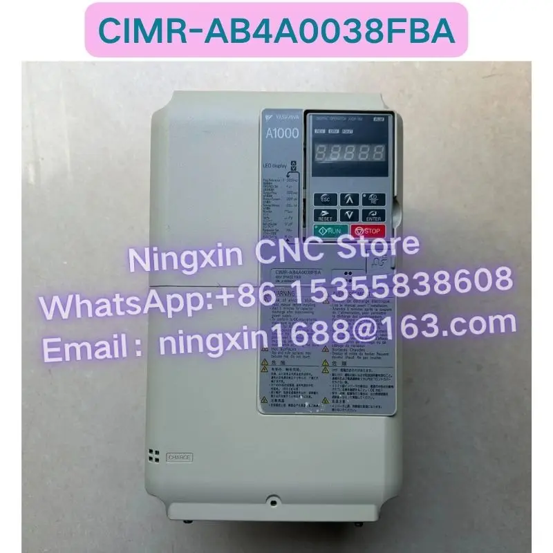 Second-hand CIMR-AB4A0038FBA Inverter Functional test OK Fast delivery