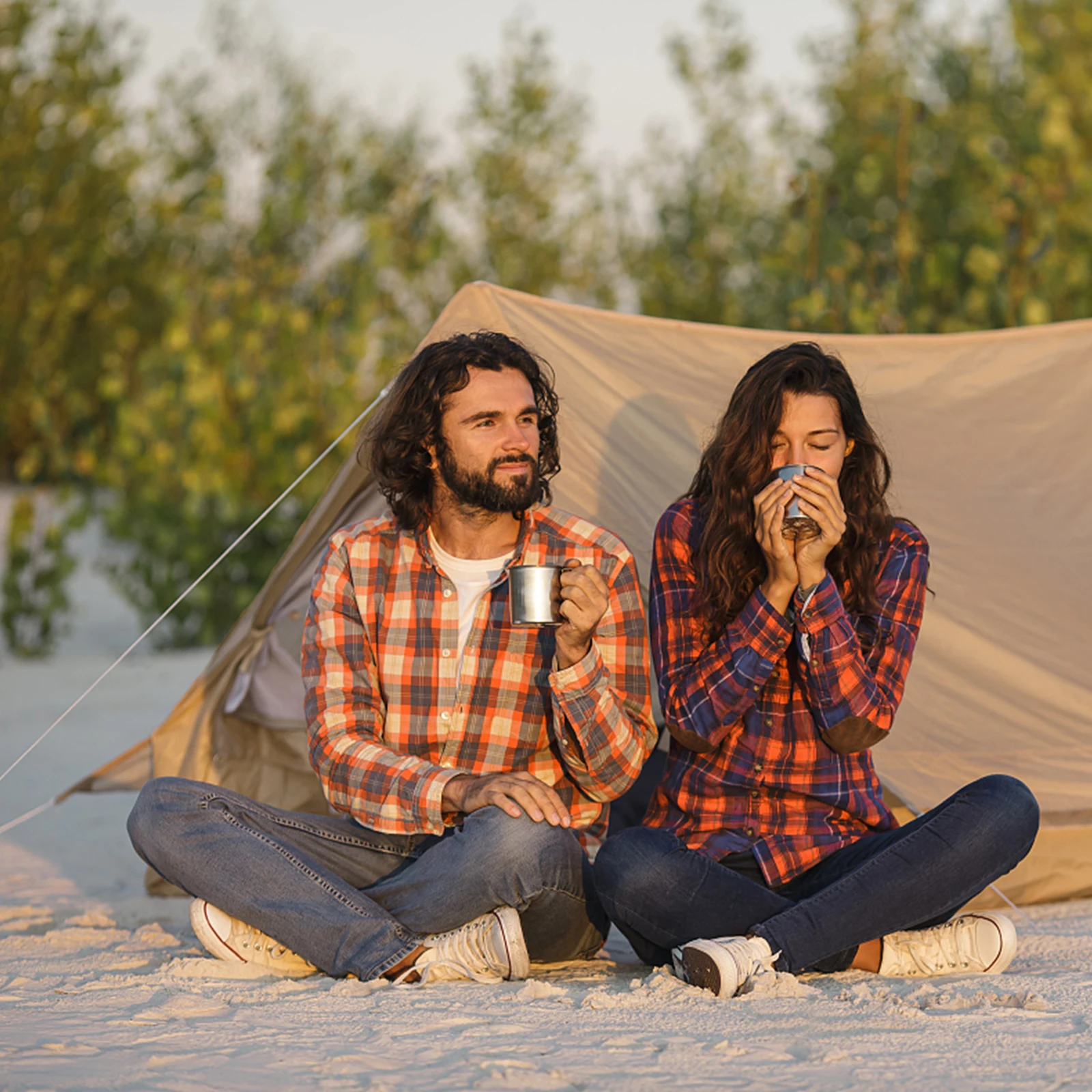 

8 pcs Stainless Steel Camping Cookware Set Large Durable Cooking Pots For Open Fire Backpacking Bbq Picnic Outdoor Supplies