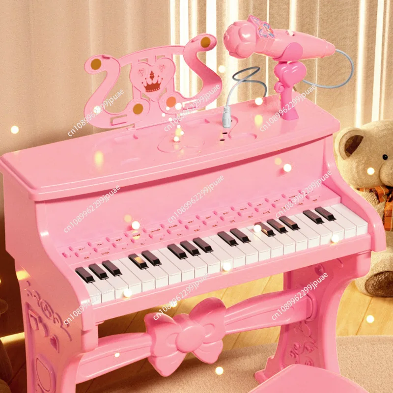 Princess Children's Pianist Electronic Organs Beginners Can Play Multi-functional Musical Instruments Children's Birthday Gifts