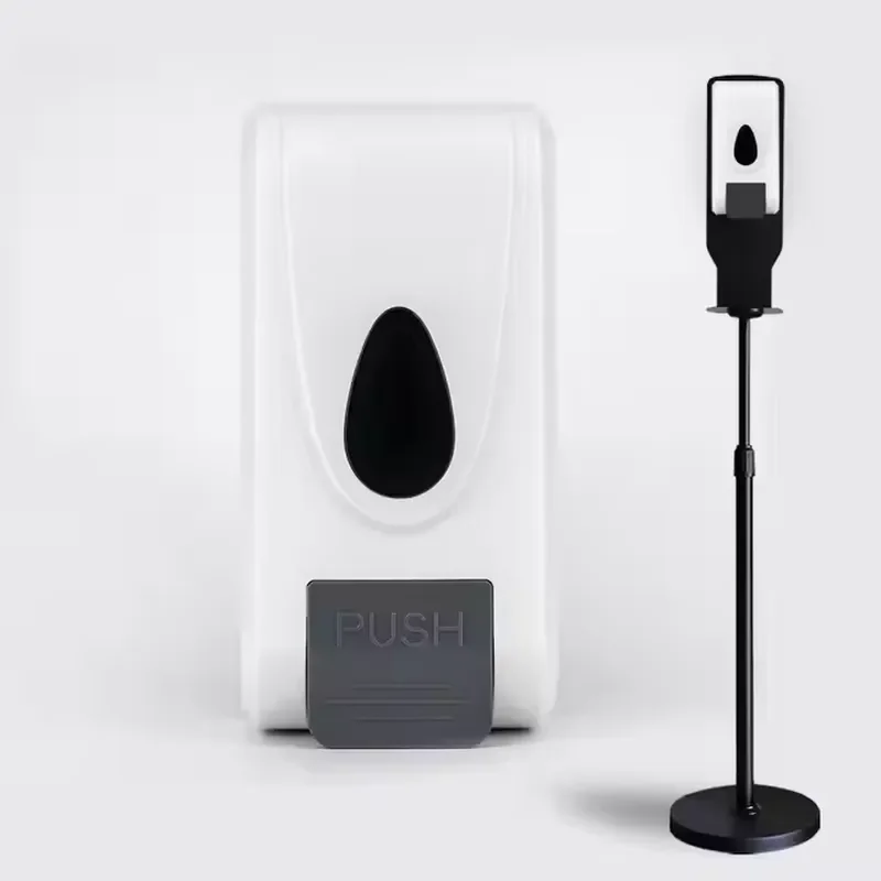 Wall Mounted Plastic Soap Dispenser for Hotel Bathroom Refillable Liquid Container for Body Wash Shampoo and Hand Wash Pump