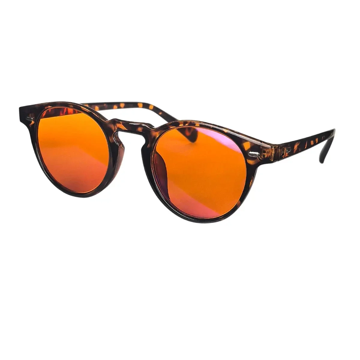 SHINU Rote Gläser Brille Better Sleep Rest Brillen Herren Orange Linsenbrille Damen Computerbrille Blaulichtfilter
