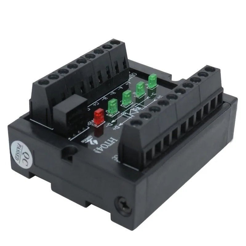 4-Channel collector/differential/HTL/TTL to differential compatible PNP NPN PLC and microcontroller HT04M