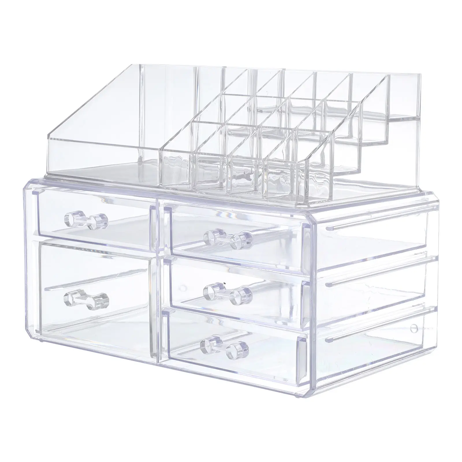 

Drawer Makeup Organizer for Women Desktop Storage Box Jewelry Lipstick Compacts Cotton Swabs Toothpicks Beauty