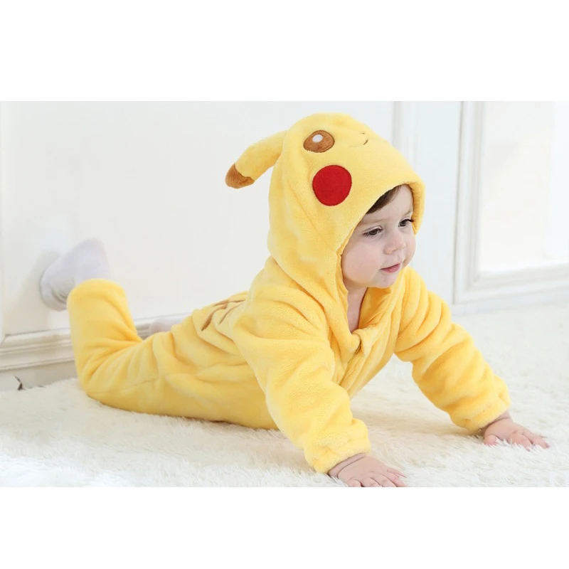 Onesie For Baby Cosplay Costume POkemon Full Body Pijama Christmas Pajamas Anime One-Piece Kigurumi Snorlax Infant Clothes