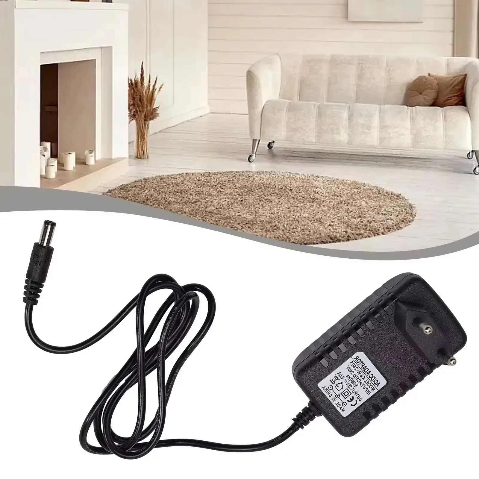 Charging Cable 26V 100-240V AC For Grundig VCP3830 Cordless Handheld Vacuum Cleaner 9178016982 Charger Vacuum Cleaner Parts