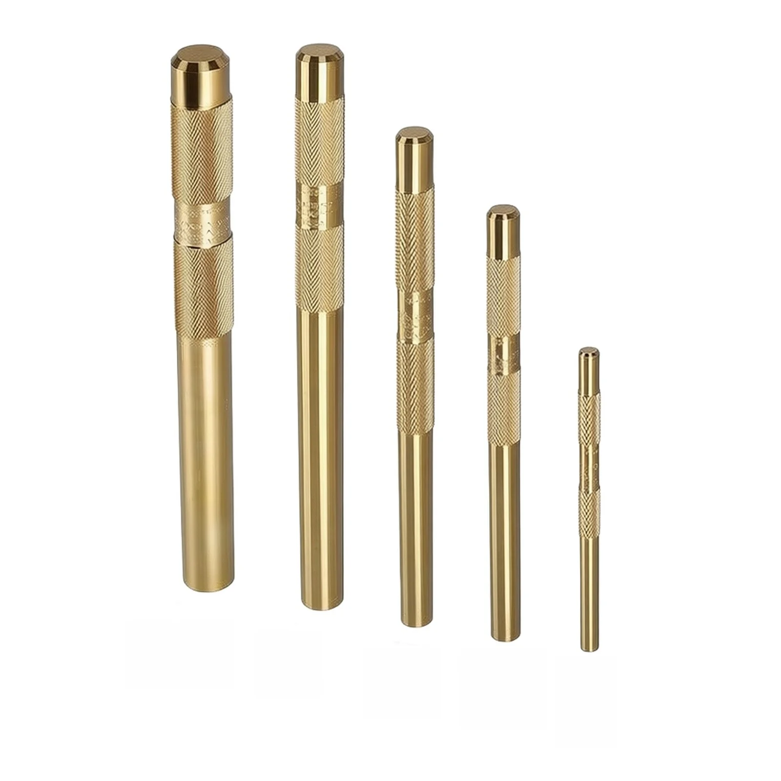 Brass Punch Set Brass for drift Punch Set Auto Repair Tasks 5 Sizes Of Punches Designed For Auto Repair Effective Force Transfer