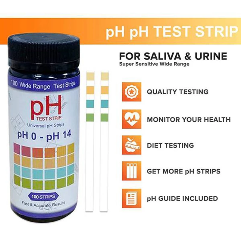 Tiras De Teste De PH Do Solo, testador De Solo, testador De Plantas, tiras De Teste De PH, 0-14 PH, 100 Tiras