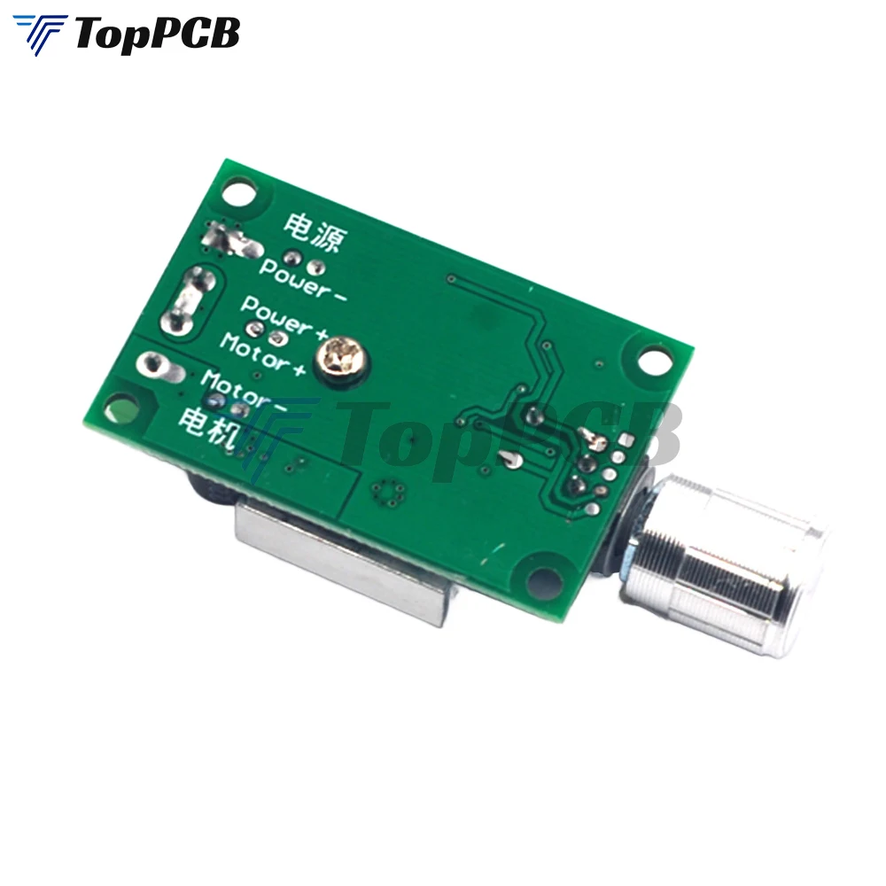 10A PWM Motor Speed Controller Governor DC 12-30V Adjustable Speed Control Switch Voltage Regulator for LED Fan Dimming 12V 24V