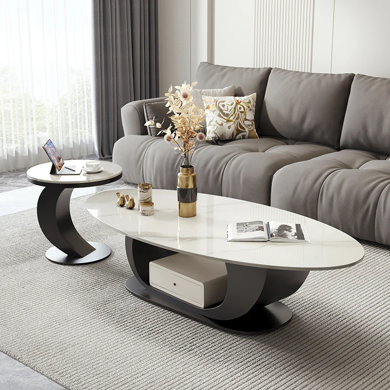 Senior Style Coffee Table Rectangle Simple Minimalist Decor Center Tables Nordic Modern Beistelltisch Living Room Furniture