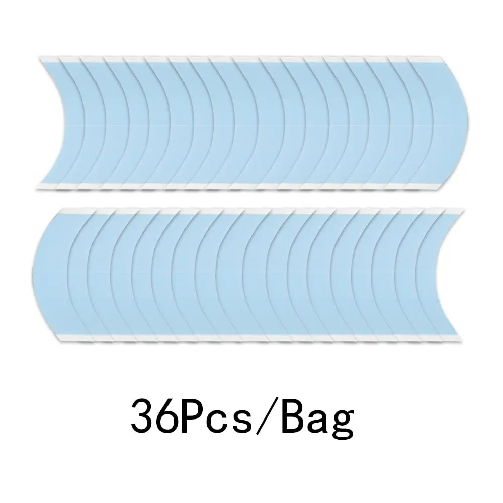 Curved Hair System Tape 36pcs Super Adhesive Strips Tape For Extension/Toupee/ Lace Wig/Closure view 3