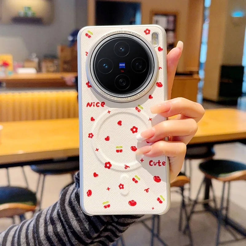 

Fashion Colorful Phone Case for Vivo X200 X100 Ultra/X100s X200 Pro/X200 Pro Mini wih Back Support Magnetic Charging