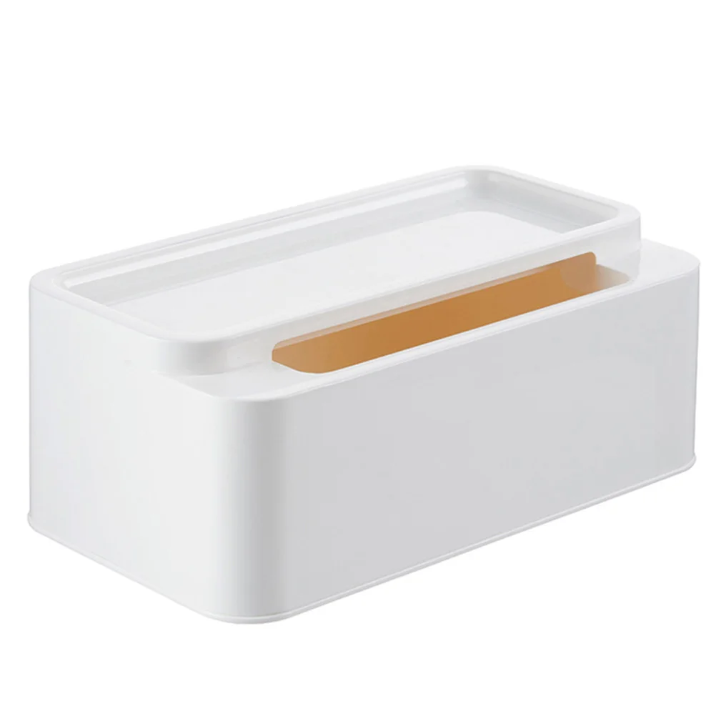 

Tissue Box Paper ganizer Rectangular Storage Container Napkin Case Lightweight Eco Material Easy Clean Practical Use Living Room